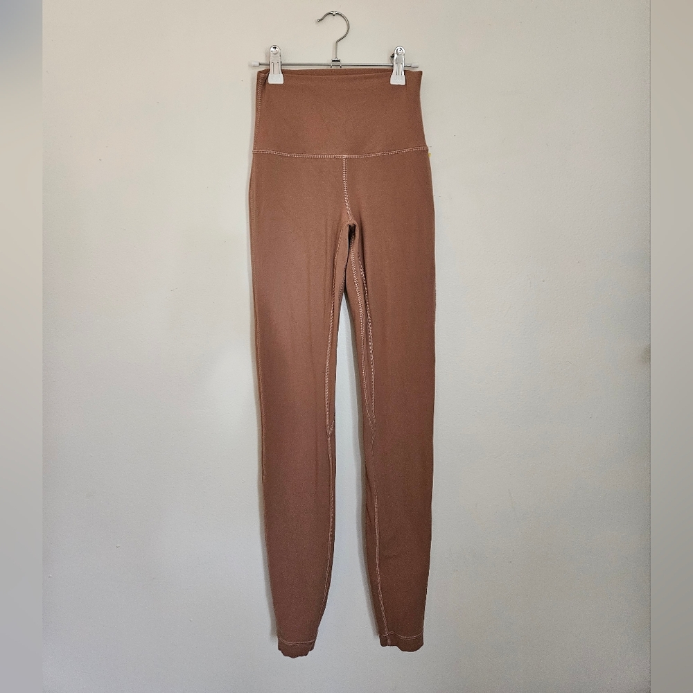 Lulu Lemon Align High-Waisted nude Leggings